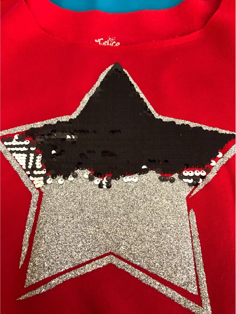 Justice sweatshirt red